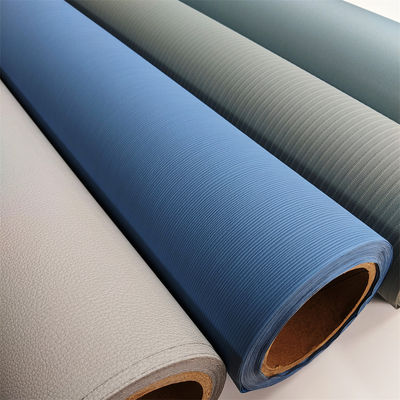 Toque suave de color liso de PVC para decoración de muebles de interior