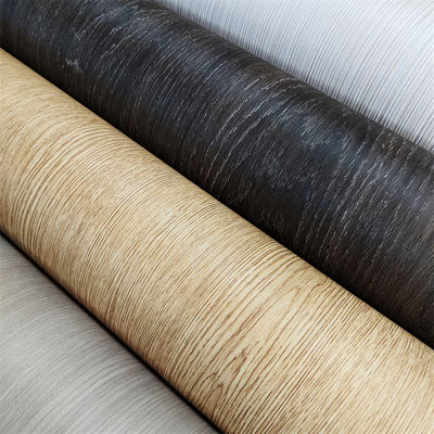 0.20mm-0.50mm Película de PVC de grano de madera para muebles de perfil de aluminio