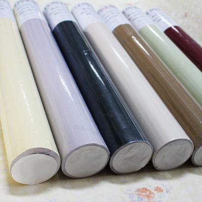Varios colores 122cm*50m Papel de pared de PVC autoadhesivo con cáscara y pegamento