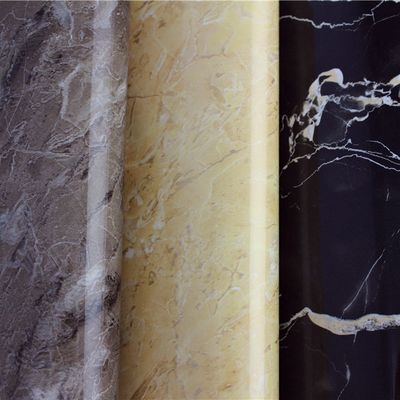 Papel de pared de PVC autoadhesivo de efecto mármol para el baño 0.1mm-0.15mm de espesor