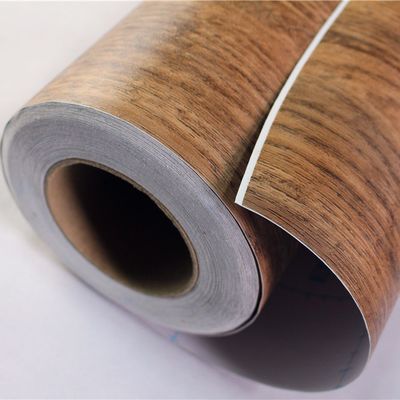 Decoración de muebles Película autoadhesiva de grano de madera 60cm*10m Anti-rasguños