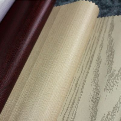 Muebles Renovar Película de grano de madera de papel de contacto autoadhesivo Roll 0.08mm-0.15mm