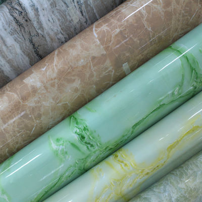 Película de PVC de tacto suave para decoración de encimera de mármol de cocina
