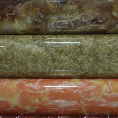 Película de PVC de diseño de mármol para el mostrador del gabinete de cocina